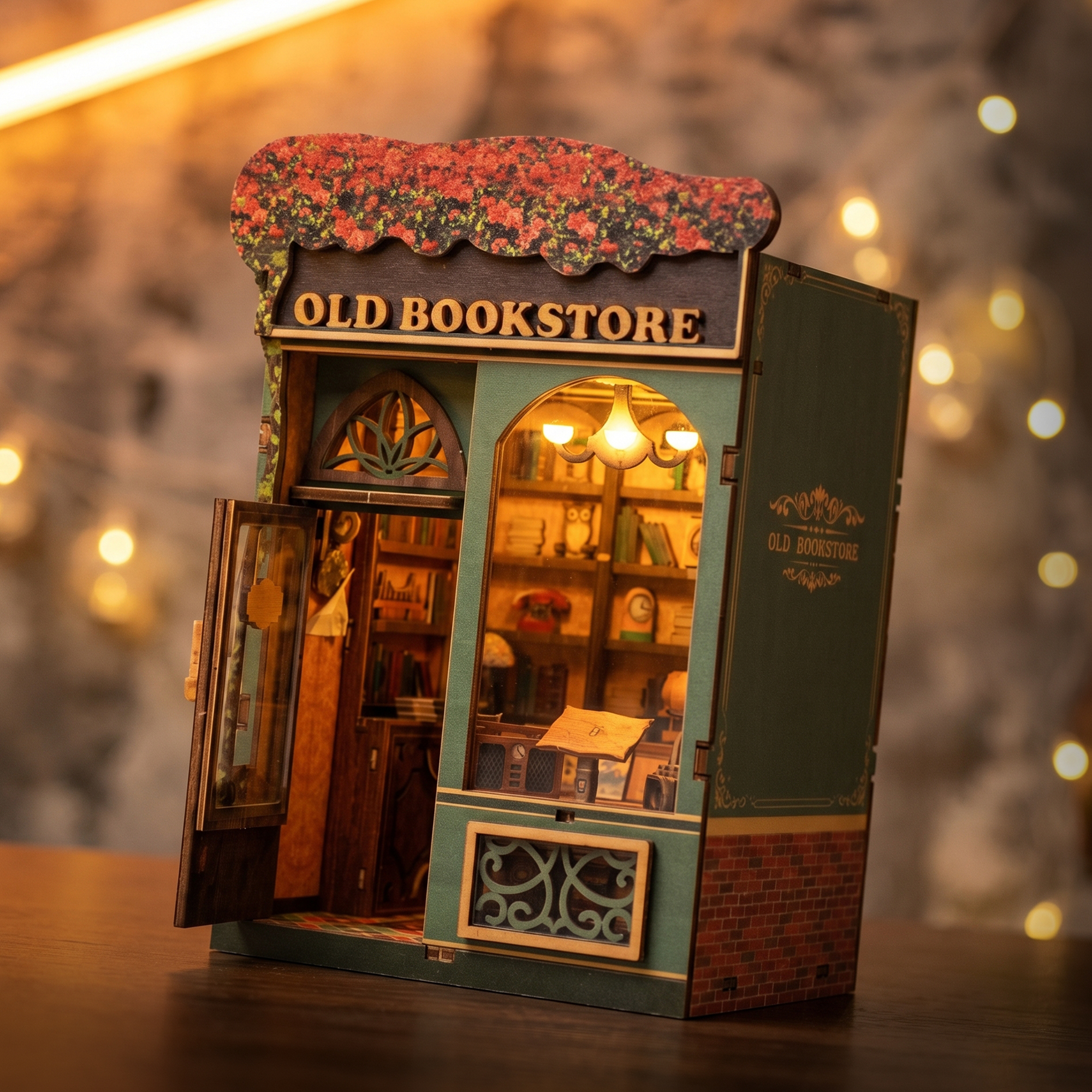 Old Bookstore Book Nook Kit