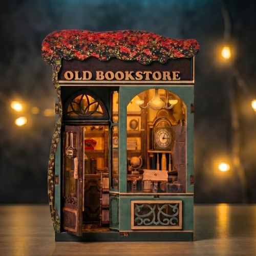 Old Bookstore Book Nook Kit