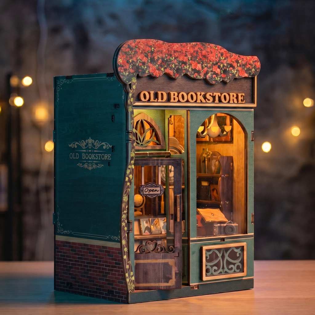 Old Bookstore Book Nook Kit