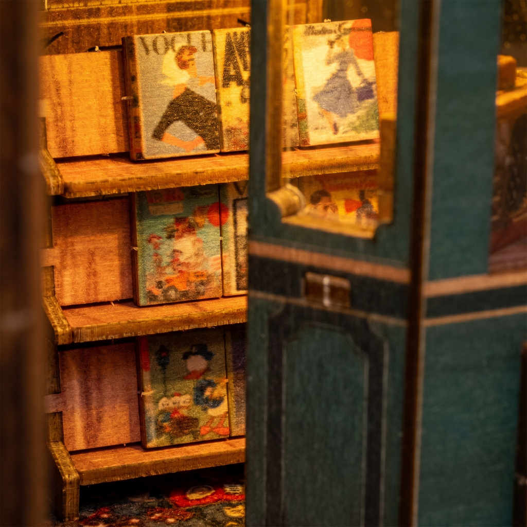 Old Bookstore Book Nook Kit