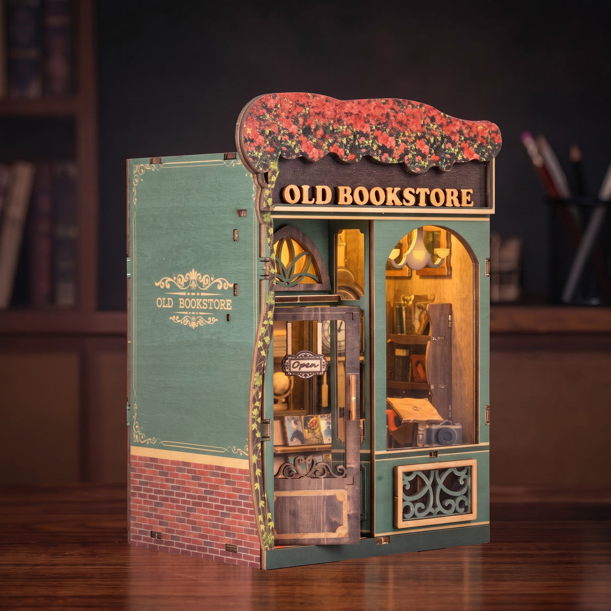 Old Bookstore Book Nook Kit